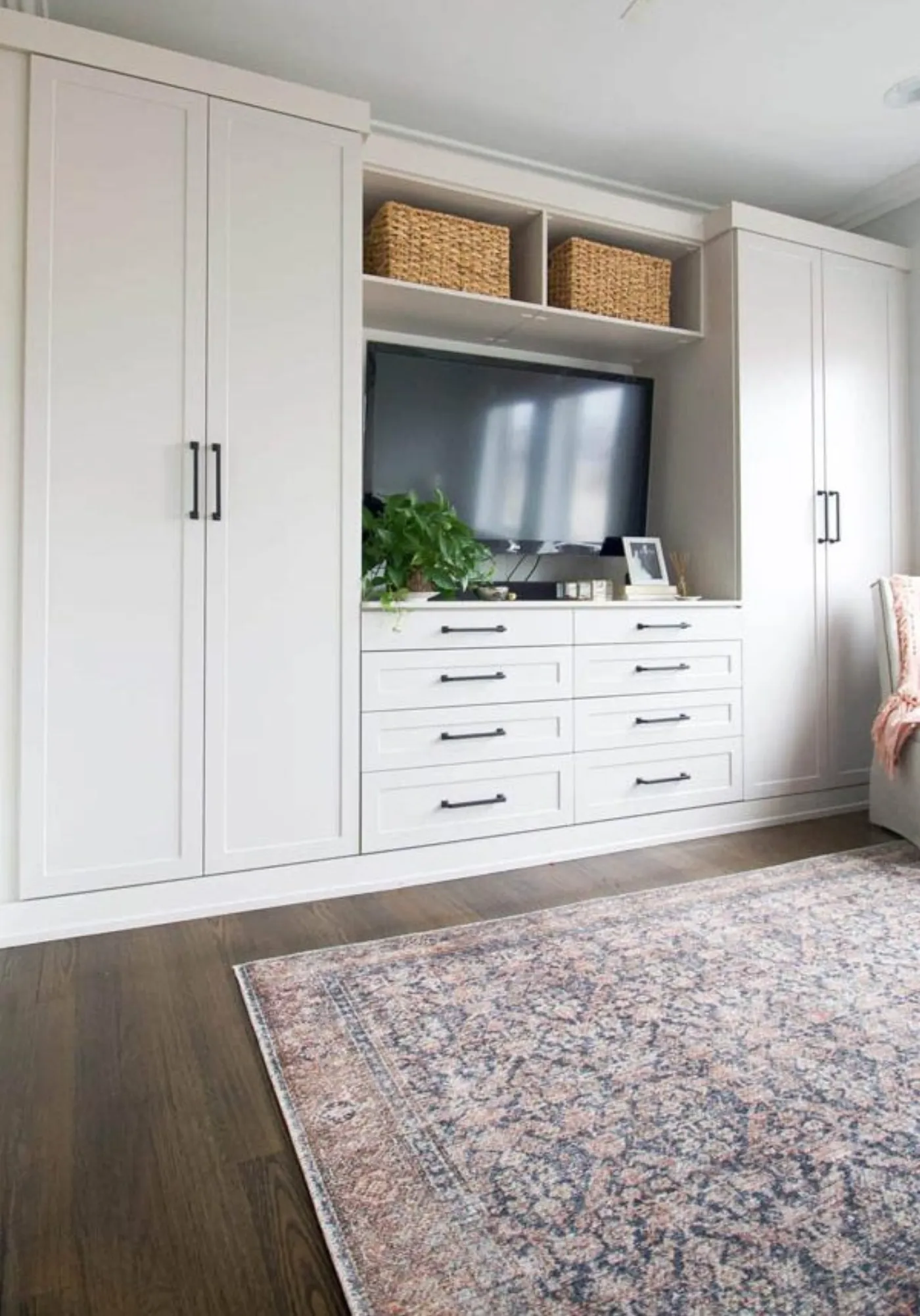 Showroom display of custom and semi-custom kitchen cabinetry